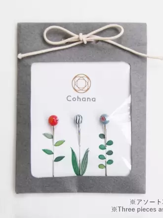 Cohana - COHANA Knappenålesæt i glas