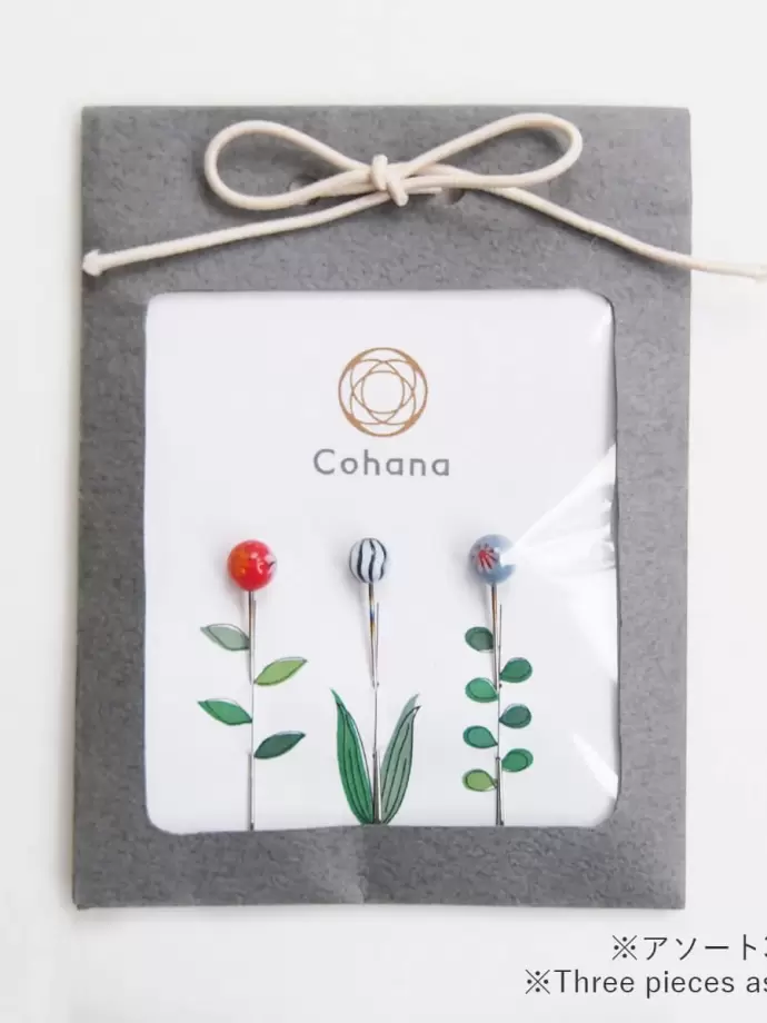 Cohana - COHANA Knappenålesæt i glas