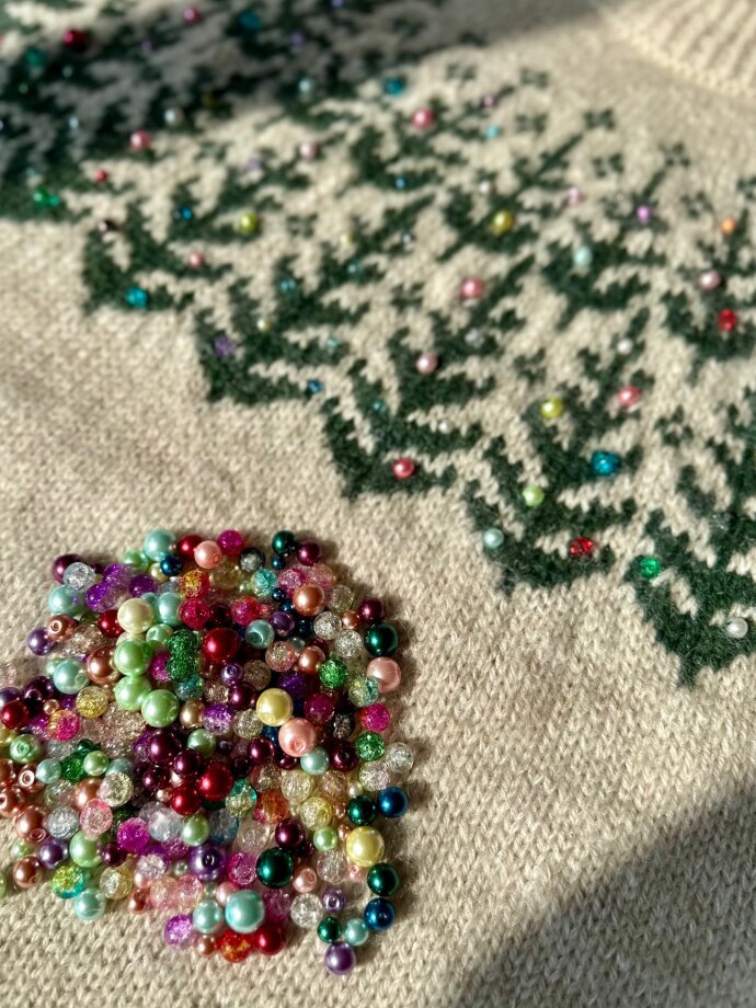 Filcolana - STRIKKEKIT Perlemix til julesweater