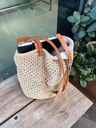 PETITEKNIT STRIKKEKIT 'French Market Bag'