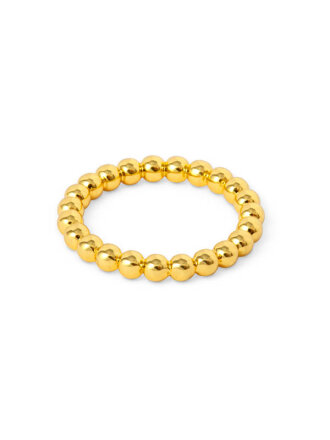 LULU Copenhagen - LULU Copenhagen 'Gold Ball Ring'