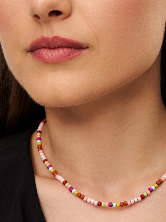 LULU Copenhagen - LULU Copenhagen 'Color Ball Necklace'