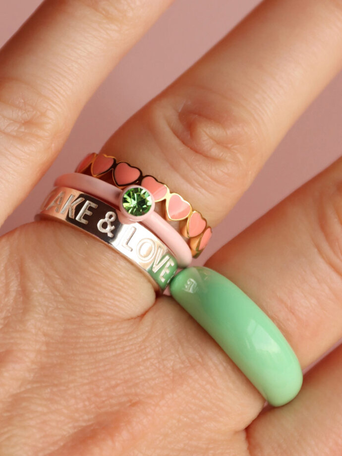 LULU Copenhagen - LULU Copenhagen 'Connected Hearts Ring'