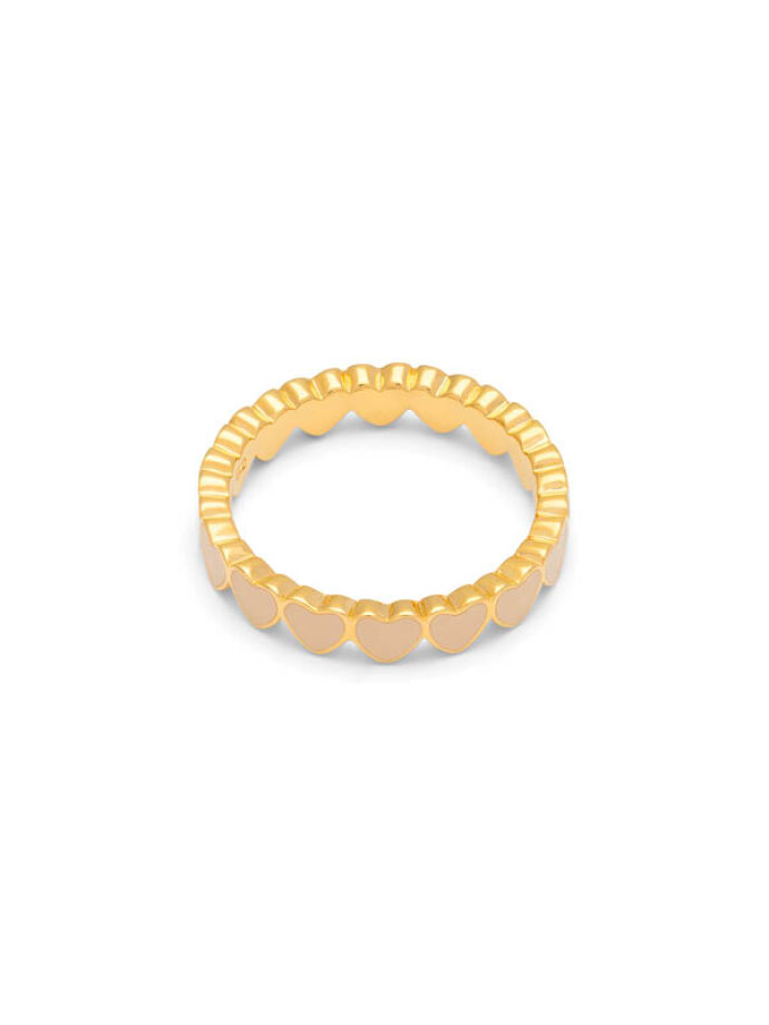 LULU Copenhagen - LULU Copenhagen 'Connected Hearts Ring'