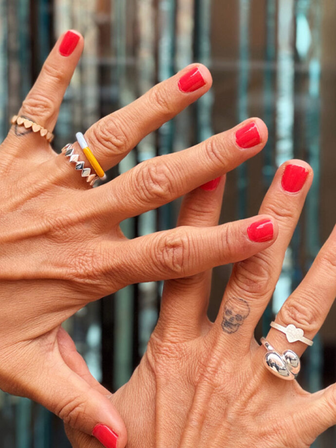 LULU Copenhagen - LULU Copenhagen 'Connected Hearts Ring'