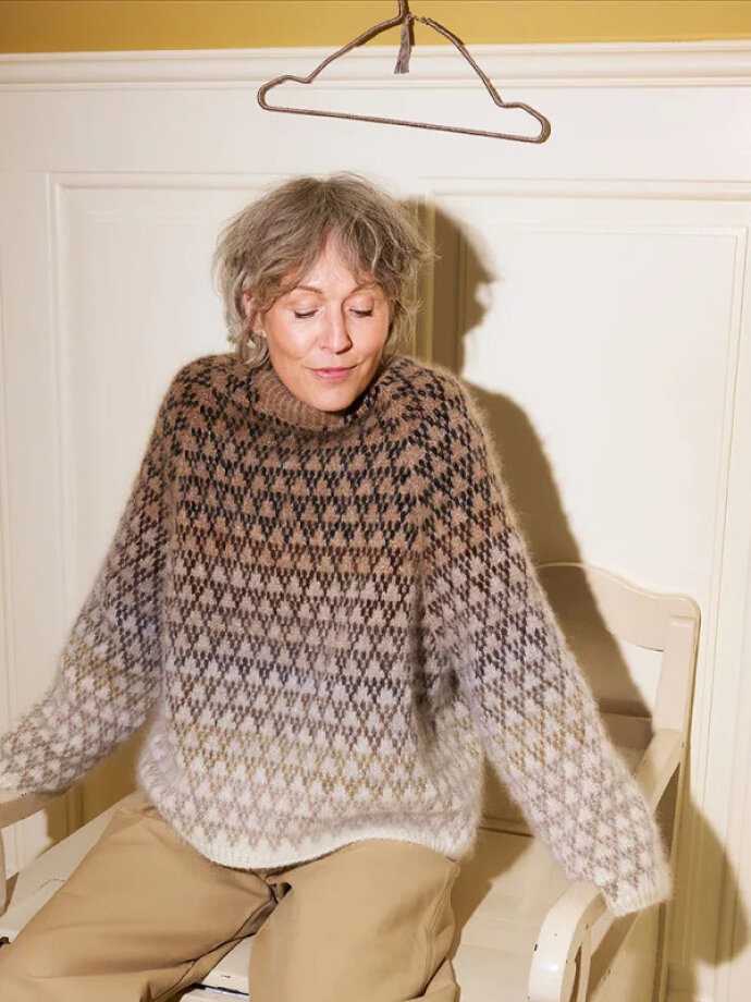 Isager Yarn - GARNKIT 'Spot Sweater' - Natural Hues