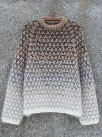 Isager Yarn - GARNKIT 'Spot Sweater' - Natural Hues