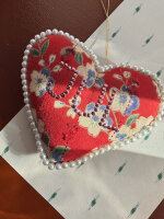 Sissel Edelbo - SISSEL EDELBO - Pearl Heart Ornament Sissel Edelbo - SISSEL EDELBO - Pearl Heart Ornament