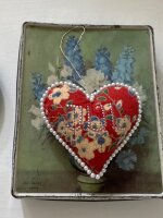 Sissel Edelbo - SISSEL EDELBO - Pearl Heart Ornament Sissel Edelbo - SISSEL EDELBO - Pearl Heart Ornament